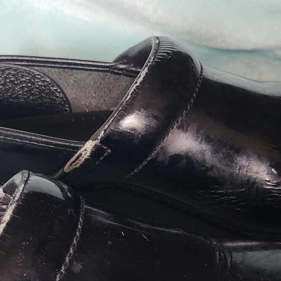 Dansko Black Patent Clogs - Picture 3 of 12